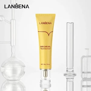 خرید ژل ترمیم کننده اسکار و آکنه لانبنا وزن 30 گرم lanbena skin care gel anti acne الیزه کازمتیک, elize cosmetic